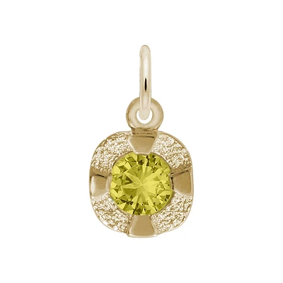 November Birthstone Petite Charm in 10k Yellow Gold