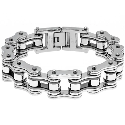 Men's Stainless Steel Motorcycle Chain Bracelet