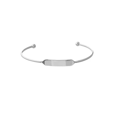 ID Cuff Bangle in 14k Gold