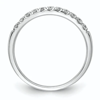 Lab Grown 1/3ct. Diamond 11-Stone Anniversary Band in 14k White Gold