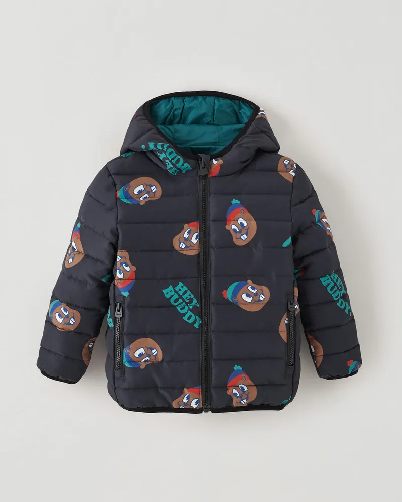 Toddler Buddy Reversible Puffer Jacket