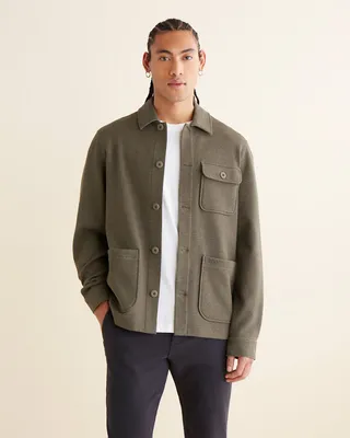 Junction Knit Twill Jacket