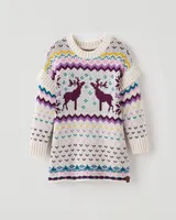 Toddler Girls Fair Isle Sweater Dress