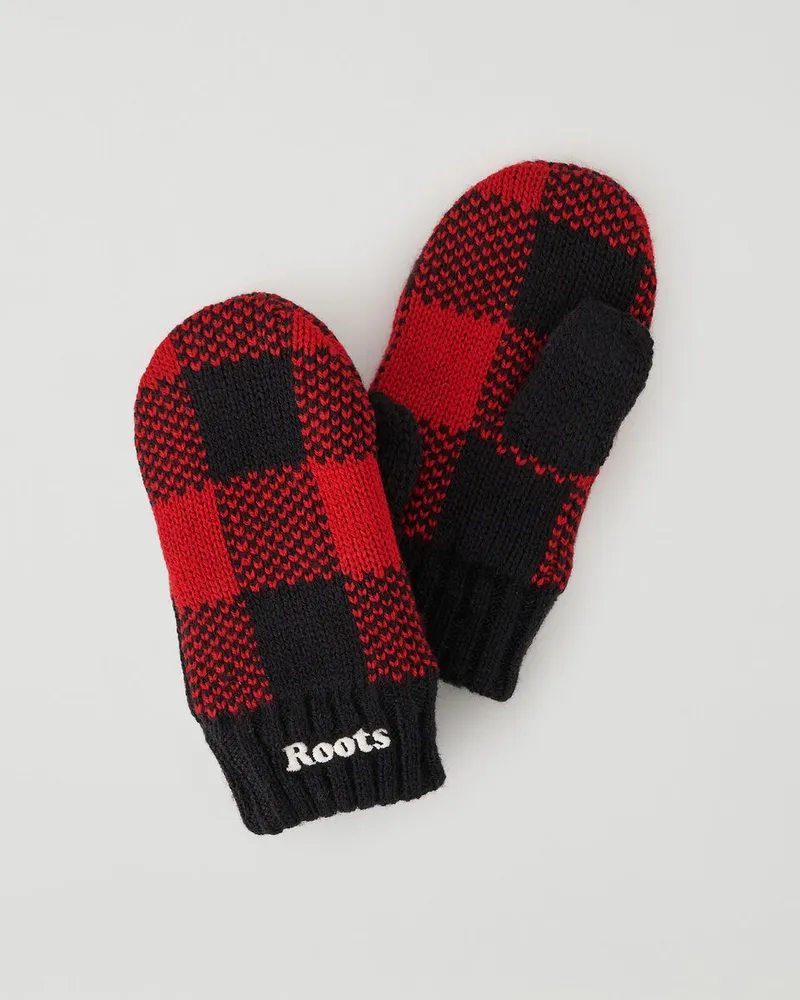 Toddler Park Plaid Mitten