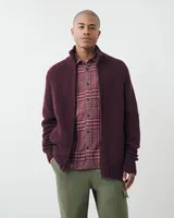 Luxe Wool Zip Jacket