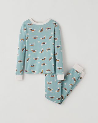 Roots Kids Nature Pajama Set in Ether Blue