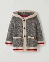 Roots Baby Cabin Cardigan in Grey Oat Mix