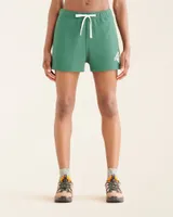 Roots Beaver Canoe Sweat Short 3 Inch in Forest Green