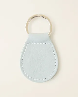 Roots Upcycle Key Ring Cloud in Pale Aqua