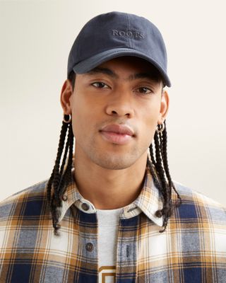 Roots Baseball Cap Hat in Graphite