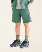 Roots Boy's Active Journey Short in Forest Green Mix