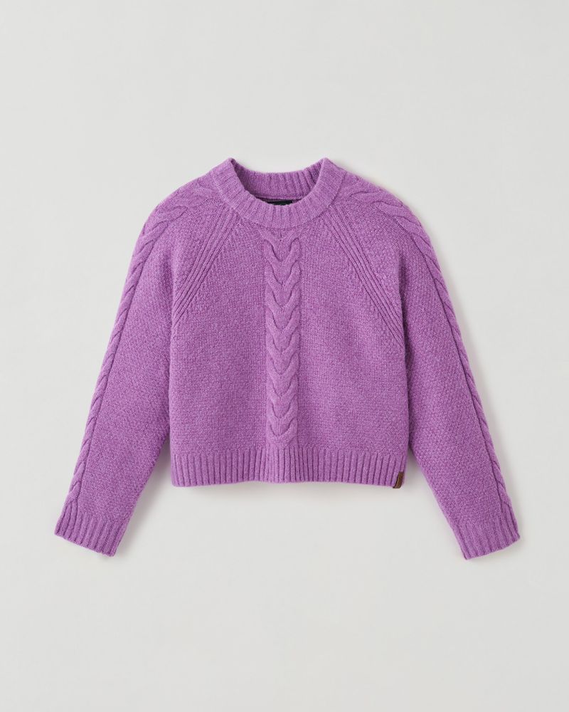 Roots Girl's Sweater Top in Bellflower | Shop Midtown