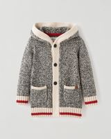 Roots Toddler Cabin Cardigan in Grey Oat Mix