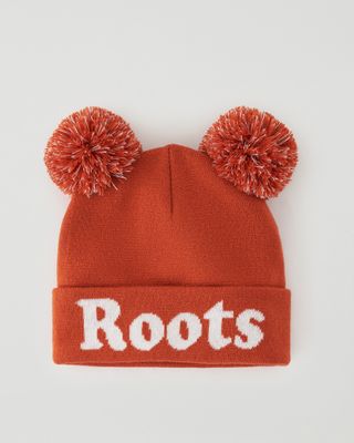 Roots Toddler Cooper Glow Toque Hat in Burnt Pumpkin