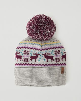 Roots Kid Winter Wonderland Toque Hat in Grey Mix