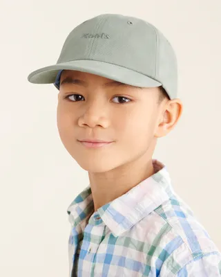 Roots Kids Baseball Cap Hat in Cactus Green