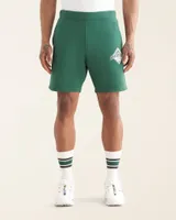 Roots Beaver Canoe Sweatshort 8 Inch in Forest Green