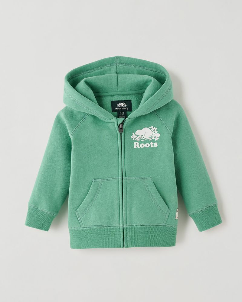 Roots Baby Organic Original Full Zip Hoodie in Malachite Green | Bramalea  City Centre