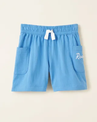 Roots Toddler Nature Club Short in Pacific Coast Blue