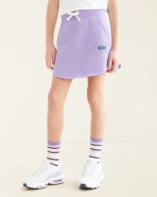 Roots Girl's Outdoor Athletics Skort Dress in Paisley Purple