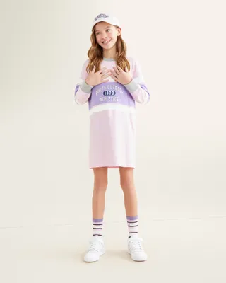 Roots Girl's Outdoor Athletics Dress in Lilac Bloom