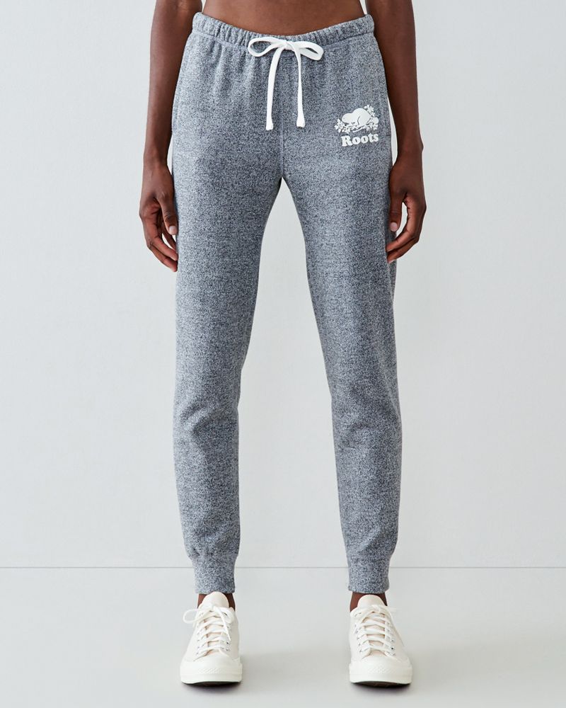 Roots Slim Cuff Sweatpant Tall (31 Inch Inseam) in Salt/Pepper