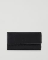 Roots Trifold Clutch Prince in Black