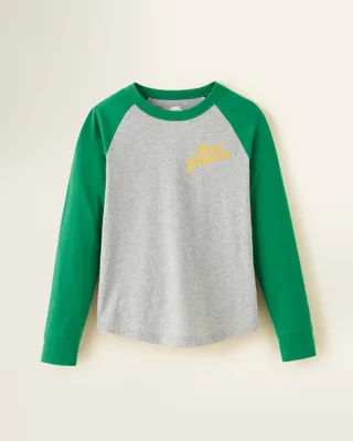 Roots Kids Beavers T-Shirt in Grey Mix