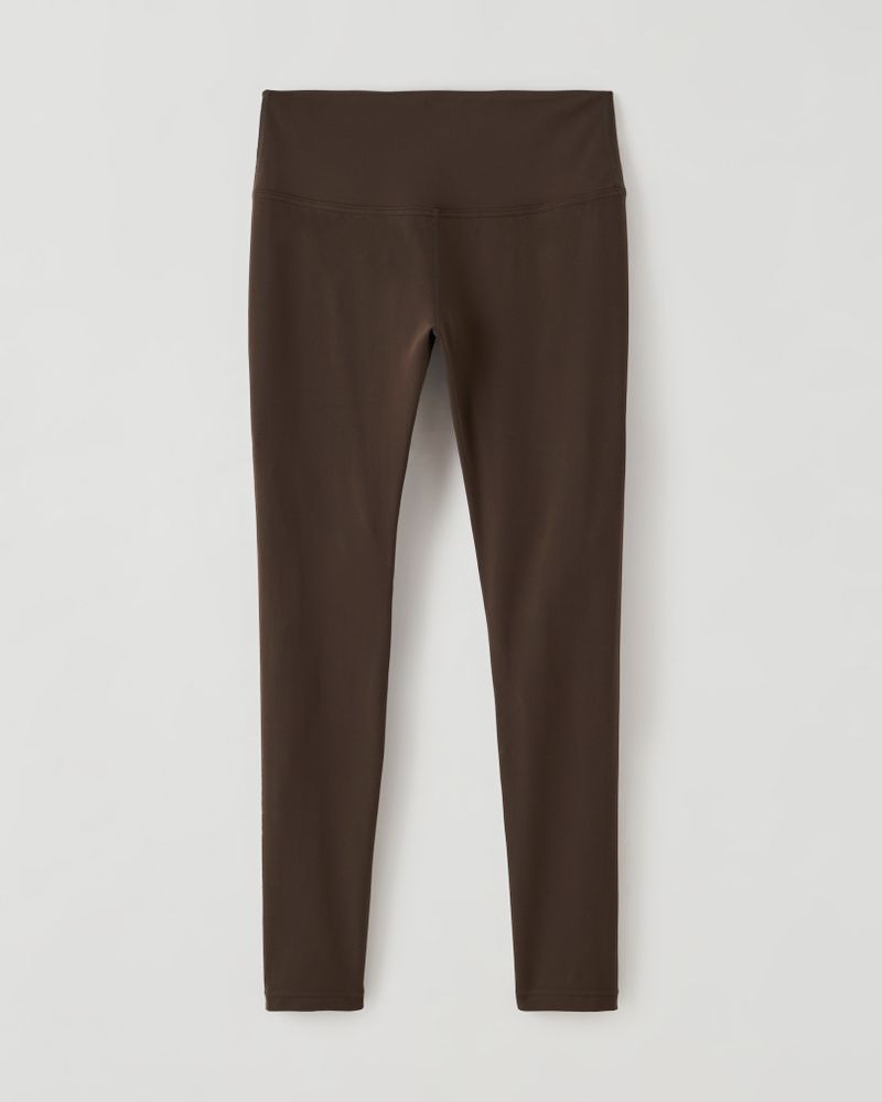 Roots Restore High Waisted Legging Pants in Black Olive