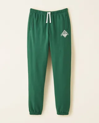 Roots Beaver Canoe Sweatpant in Forest Green