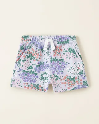 Roots Baby Floral Short in Dusty Lilac
