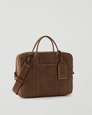 Roots Wellington Laptop Bag Tribe in Natural