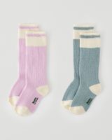 Roots Kid Cabin Sparkle Sock 2 Pack in Mix