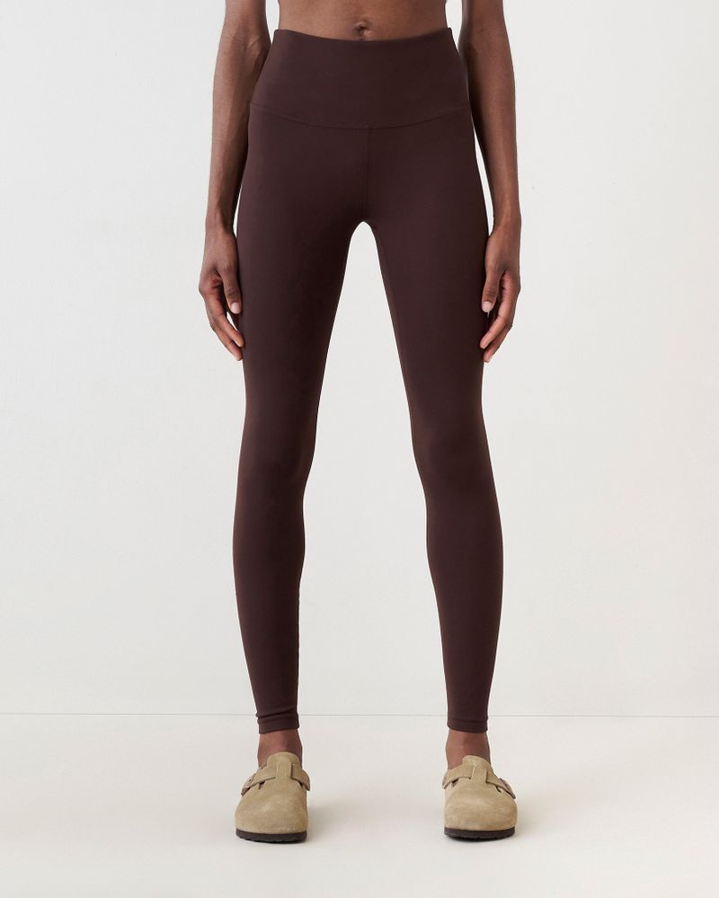 Roots Restore High Waisted Legging Pants in Chocolate Plum