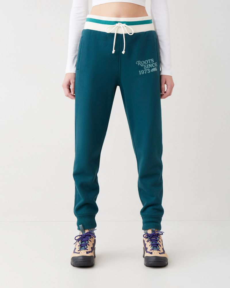 ROOTS Women's Flocked Logo Sweatpants