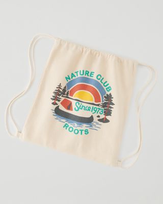 Roots Nature Club String Bag in Natural