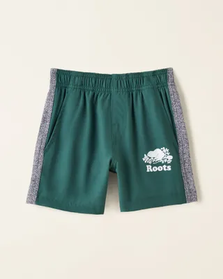Roots Toddler Cooper Board Short in Forest Green