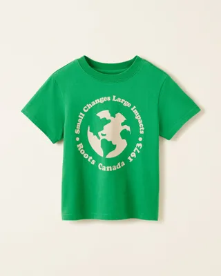 Roots Toddler Changes T-Shirt in Kelly Green