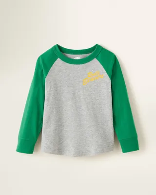 Roots Toddler Beavers T-Shirt in Grey Mix