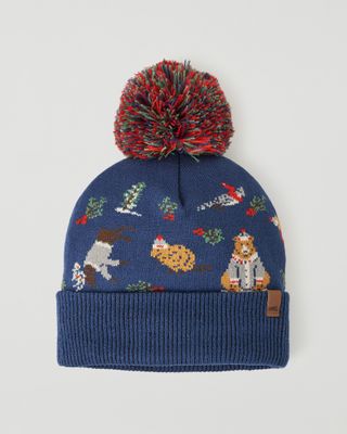 Roots Kid Winter Wonderland Toque Hat in Insignia Blue