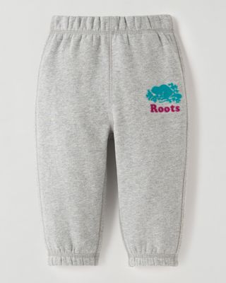 Roots Baby Organic Original Sweatpant in Grey Mix