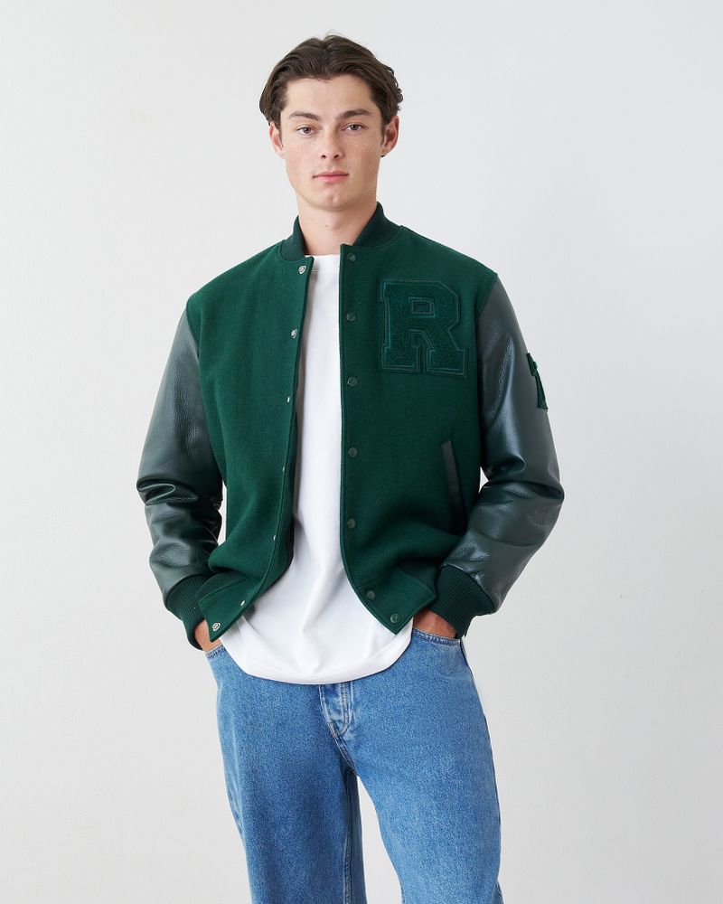 Jersey Bomber Jacket With Contrast Sleeves And Pocket In Black Wholesale  Manufacturer & Exporters Textile & Fashion Leather Clothing Goods with we  have provide customization Brand your own