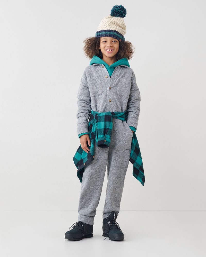 Roots Kids Cozy Jumpsuit in Salt/Pepper