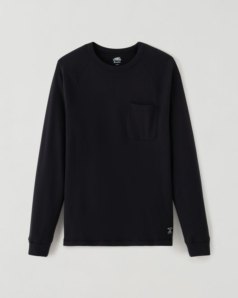 Roots Pender Crew Shirt in Black