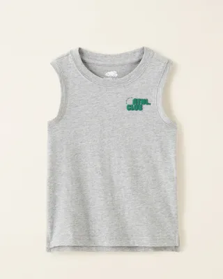 Roots Toddler Boy's Athletics Club Tank Top in Grey Mix