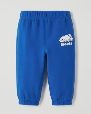 Roots Baby Organic Original Sweatpant in Oxford Blue