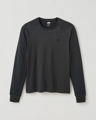 Roots Renew Long Sleeve T-Shirt in Charcoal Pepper