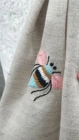 Cashmere Honey Bees Stole/Shawl Hand embroidered