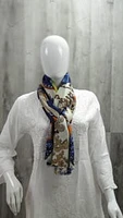 Cashmere Waves & Starry Night Scarf / Stole