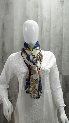 Cashmere Waves & Starry Night Scarf / Stole